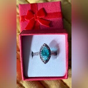 Elegant Silver and Gemstone Ring